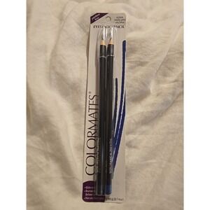 ColorMates Eyeliner Pencil Duo Steely Gray And Sky Blue Paraben‎ Free Long Wear